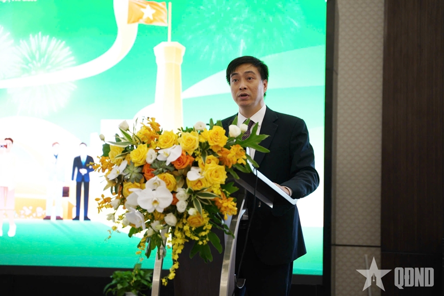 Ông Bùi Nguyễn Anh Tuấn, Phó cục trưởng Cục Quản lý và Phát triển thị trường trong nước, Bộ Công Thương phát biểu khai mạc diễn đàn.