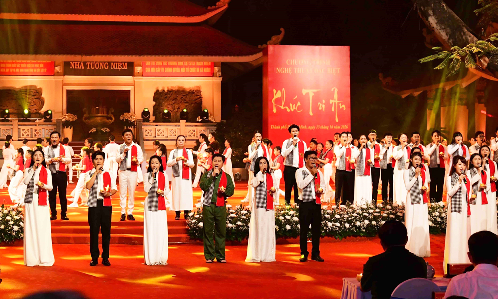 Tiết mục văn nghệ trong chương trình.