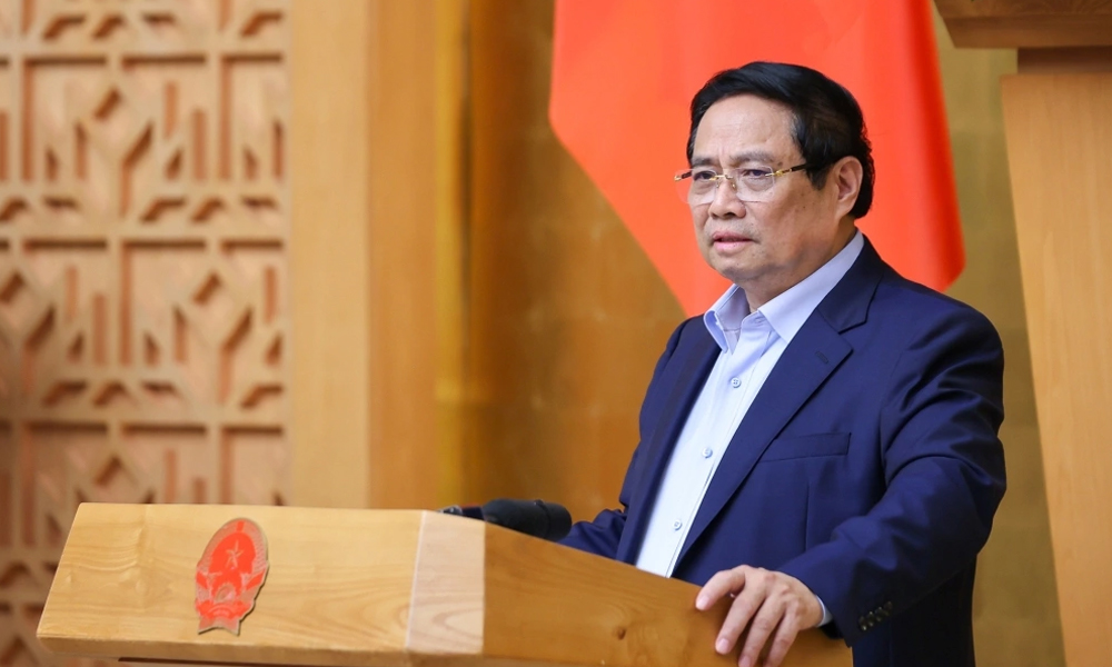Thủ tướng Phạm Minh Chính phát biểu tại cuộc họp Chính phủ, ngày 6/9.