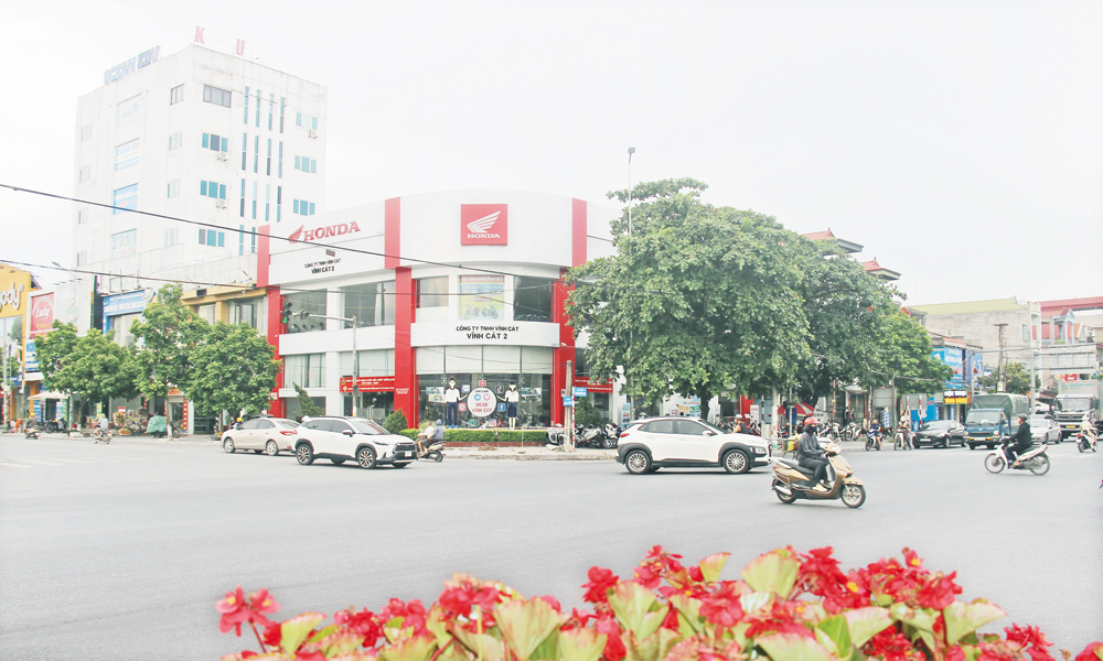 Công tác quản lý đô thị tại phường Quế Võ tạo diện mạo khang trang, đồng bộ.