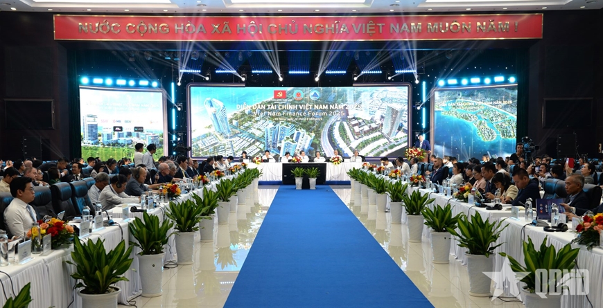 Quang cảnh Diễn đàn Tài chính Việt Nam năm 2025.