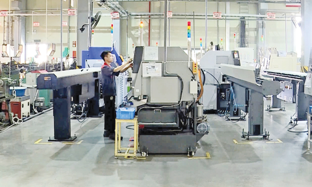 Dây chuyền sản xuất tại Công ty cổ phần Đầu tư AMA Holdings.