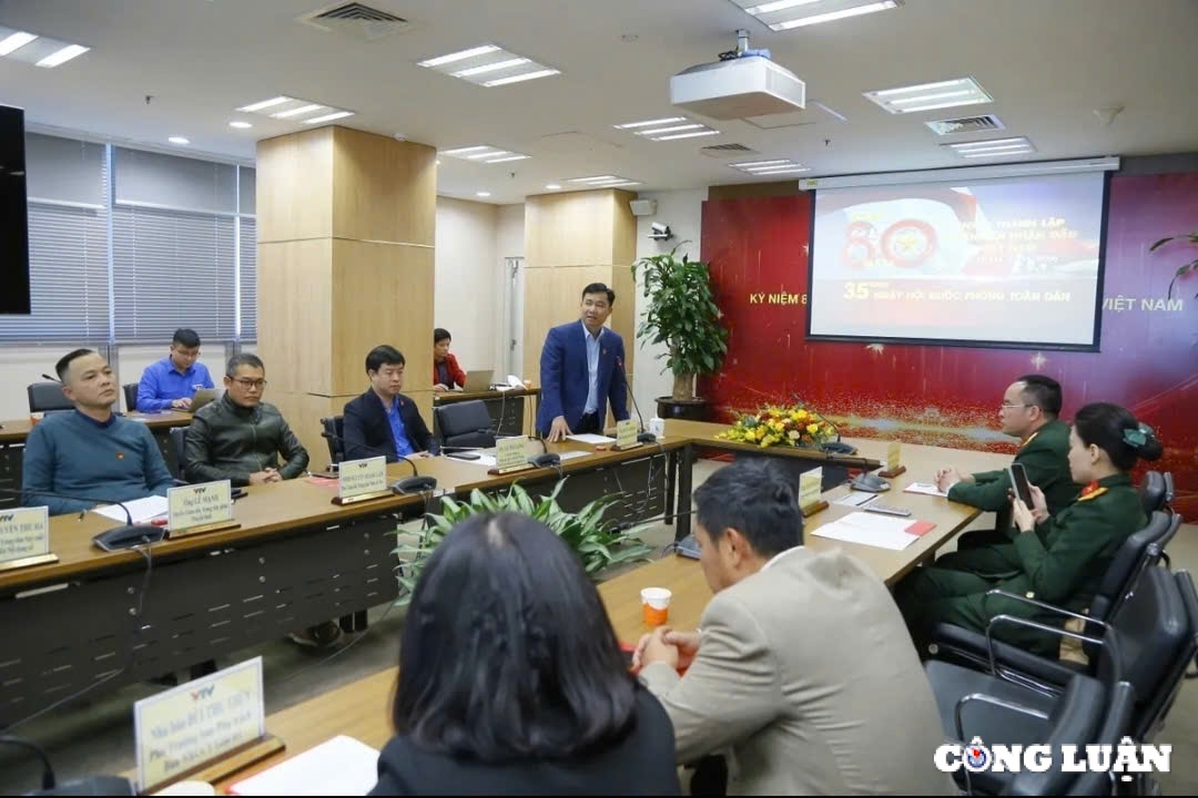 Ông Đỗ Thanh Hải - Phó Tổng Giám đốc Đài THVN chia sẻ tại họp báo. Ảnh: Lê Tâm