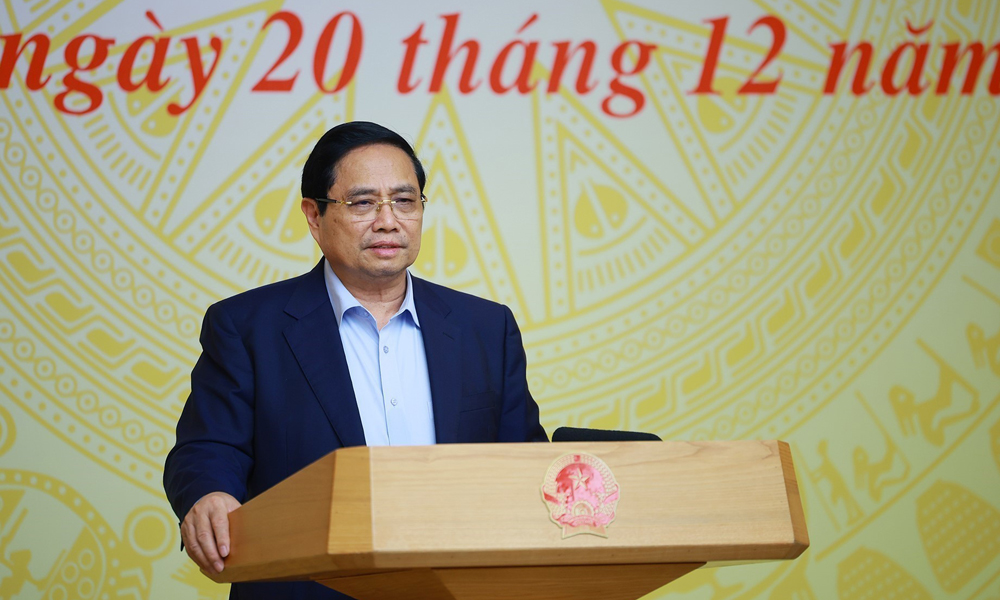 Thủ tướng Phạm Minh Chính chủ trì phiên họp.