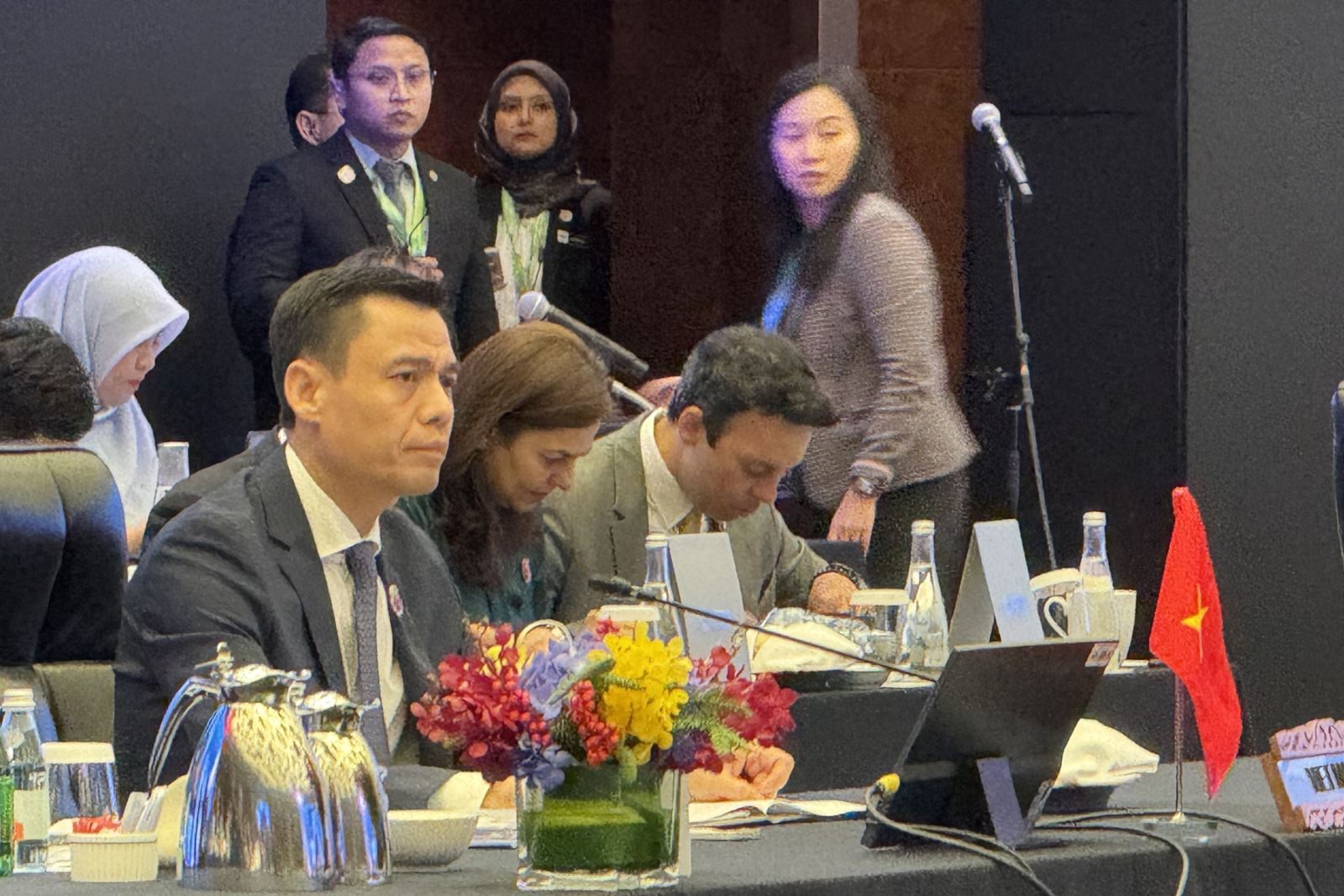 Thứ trưởng Đặng Hoàng Giang tại hội nghị. Ảnh: Viên Luyến/TTXVN