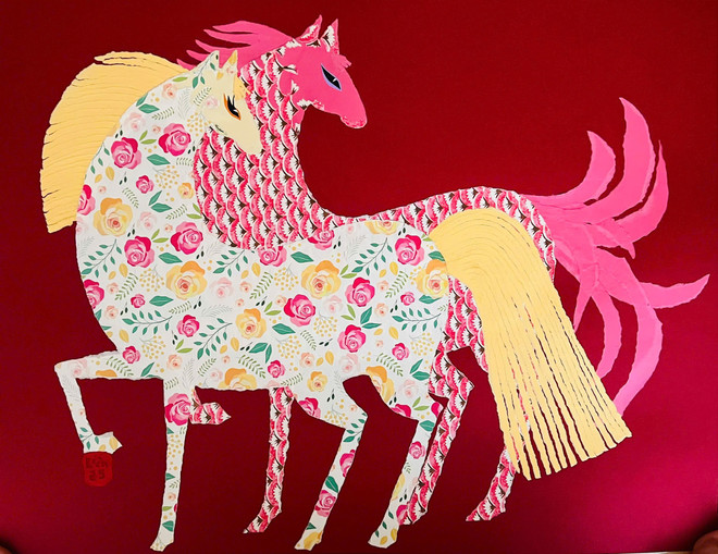 Tranh của tác giả Hoàng Phương Liên.