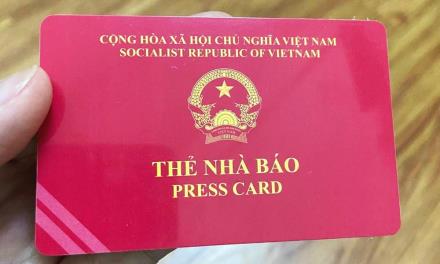 Gia hạn sử dụng Thẻ nhà báo kỳ hạn 2021-2025 đến hết ngày 30/6/2026.
