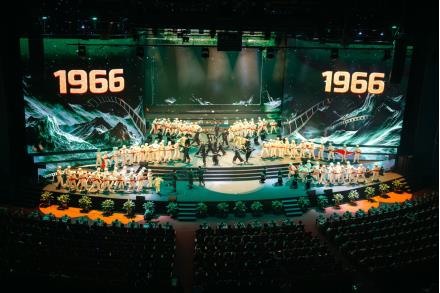 Chương trình nghệ thuật “80 năm – Vì an ninh Tổ quốc”, bản hùng ca về lòng trung thành, trí tuệ và sự hy sinh thầm lặng. Ảnh: PV/Báo Tin tức và Dân tộc