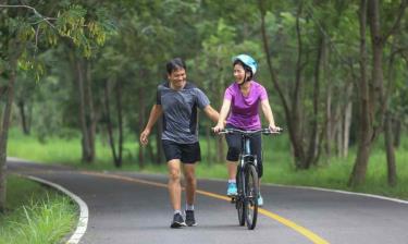 Đạp xe có thể giúp tăng sức mạnh cơ bắp, hoặc hồi phục tổn thương cơ sau mỗi lần chạy.