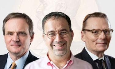 Ba nhà khoa học được giải Nobel Kinh tế 2024.