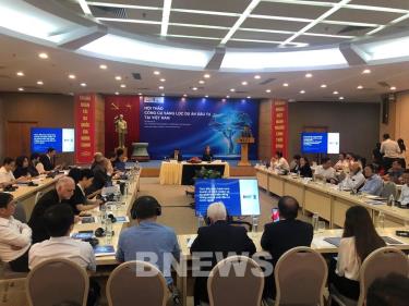 Toàn cảnh hội thảo Công cụ sàng lọc các dự án đầu tư tại Việt Nam. Ảnh: Ngọc Quỳnh/BNEWS/TTXVN