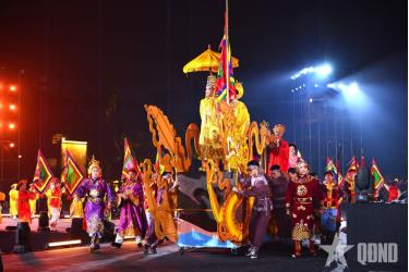 Tiết mục nghệ thuật tại Lễ khai mạc Festival Thăng Long - Hà Nội 2025.