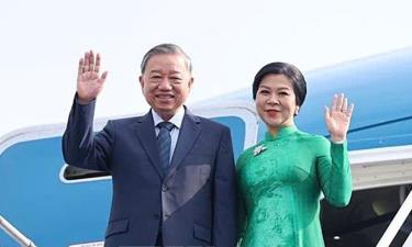 Tổng Bí thư Tô Lâm và Phu nhân.