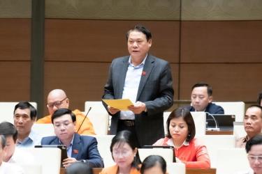 Đại biểu Nguyễn Thành Nam (đoàn Phú Thọ) phát biểu thảo luận.