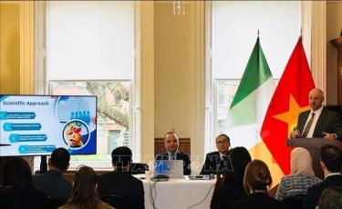 Quang cảnh Diễn đàn Thương mại và Đầu tư Việt Nam - Ireland 2025. 
