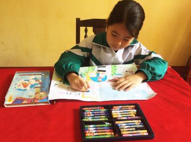 Em Dương Thị Thanh Ngân đoạt giải Ba tại cuộc thi.