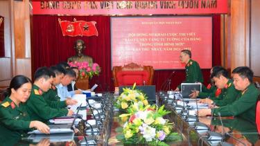 Phiên họp Hội đồng sơ khảo Cuộc thi.