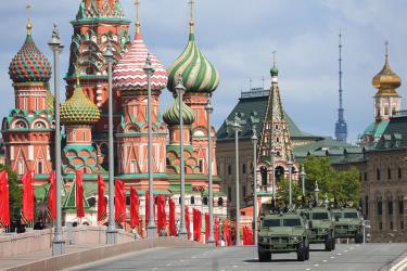 Nga tổng duyệt lễ duyệt binh. Ảnh: TASS