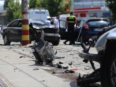 Hiện trường một vụ tai nạn. (Nguồn: romania-insider)