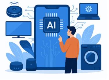 AI đang từ công nghệ hỗ trợ thành nhân tố trung tâm trong mọi sản phẩm tiêu dùng. Ảnh minh họa