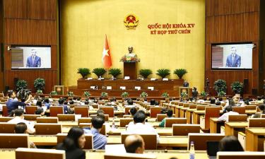 Quang cảnh phiên họp Quốc hội.