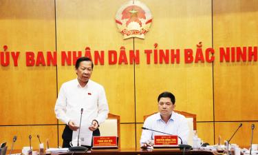 Chủ nhiệm Ủy ban Kinh tế và Tài chính Phan Văn Mãi kết luận buổi khảo sát.