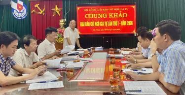 Ban Giám khảo vòng chung khảo giải báo chí Ngô Gia Tự lần thứ I năm 2026.