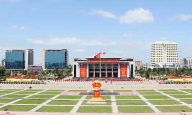 Khu vực Quảng trường 3/2, thành phố Bắc Giang là 1 trong 2 địa điểm diễn ra chương trình nghệ thuật đặc biệt và bắn pháo hoa.