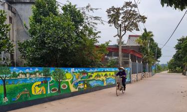 Một tuyến đường kiểu mẫu tại xã Đồng Tâm (Yên Thế).