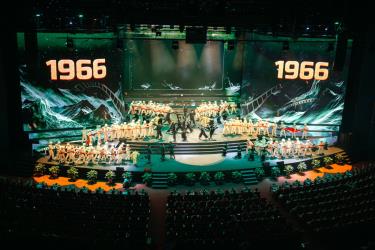 Chương trình nghệ thuật “80 năm – Vì an ninh Tổ quốc”, bản hùng ca về lòng trung thành, trí tuệ và sự hy sinh thầm lặng. Ảnh: PV/Báo Tin tức và Dân tộc