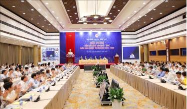 Hội nghị tổng kết năm học ‪2023 - 2024‬, triển khai nhiệm vụ năm học ‪2024 - 2025‬ của Bộ Giáo dục và Đào tạo. Ảnh minh họa: Thanh Tùng/TTXVN