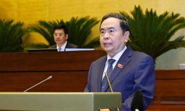 Chủ tịch Quốc hội Trần Thanh Mẫn phát biểu khai mạc Kỳ họp không thường lệ thứ nhất, Quốc hội khoá XVI.