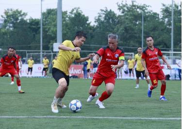 Vòng chung kết Press Cup 2023 diễn ra hấp dẫn. Ảnh: BTC