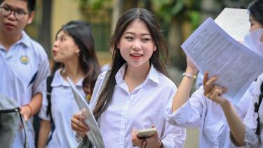 Thí sinh tham dự kỳ thi tốt nghiệp trung học phổ thông năm 2023. (Ảnh: Thành Đạt)