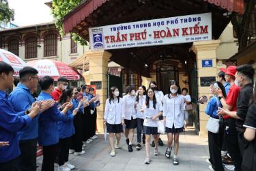 Thí sinh tham dự kỳ thi tốt nghiệp THPT 2023. Ảnh: Lê Phú/Báo Tin tức