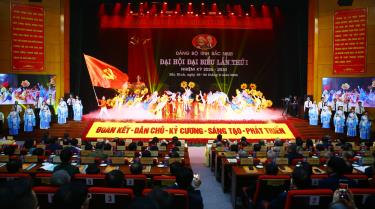 Chương trình nghệ thuật đặc sắc chào mừng Đại hội.