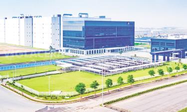 Tập đoàn Amkor xây dựng nhà máy sản xuất chất bán dẫn tại Khu công nghiệp Yên Phong II-C.