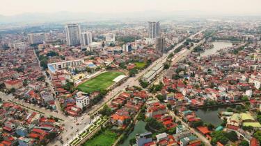 Một góc Trung tâm phường Bắc Giang.